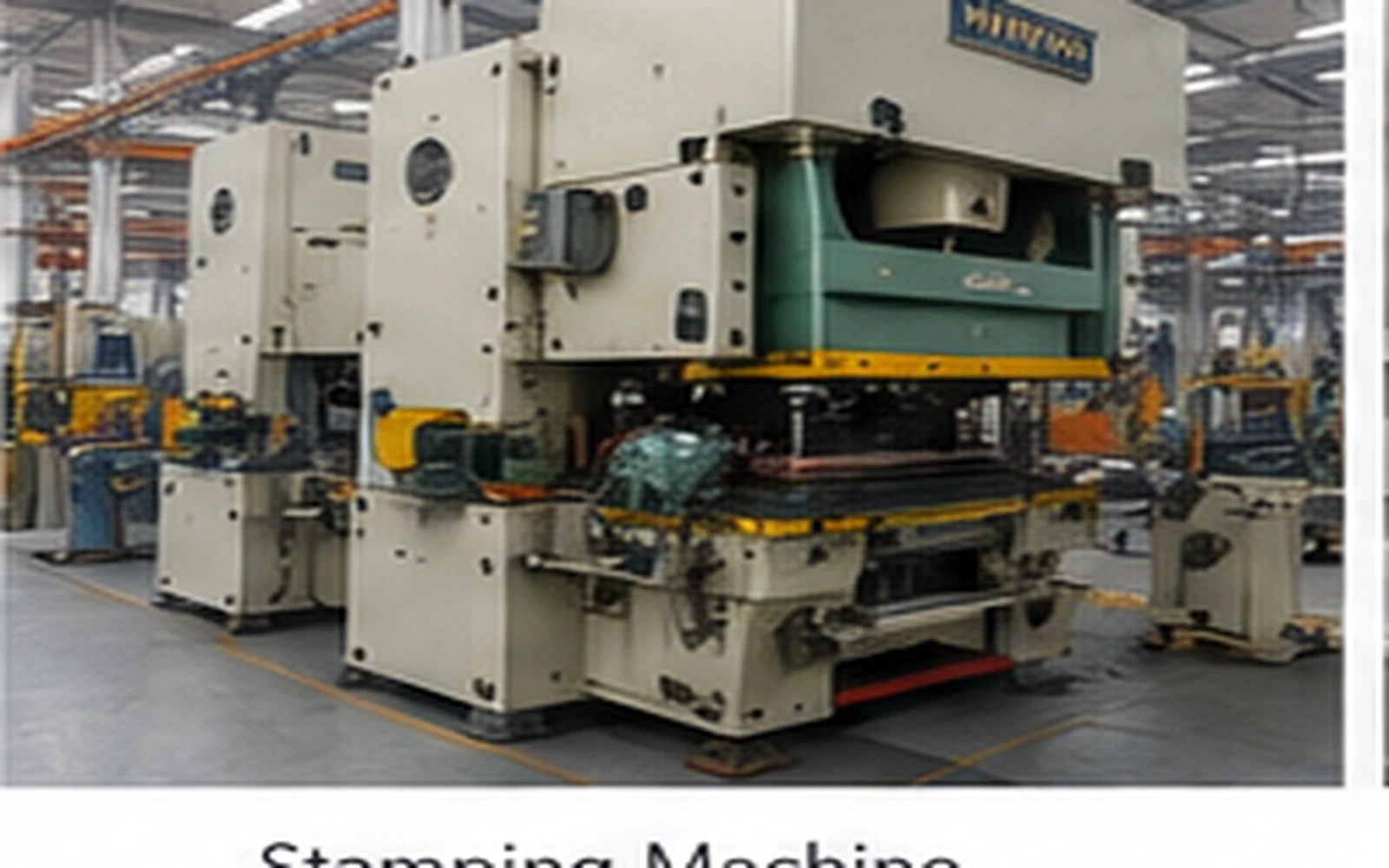 Industrial metal stamping machine